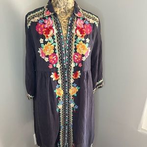 Johnny Was Embroidered Dress